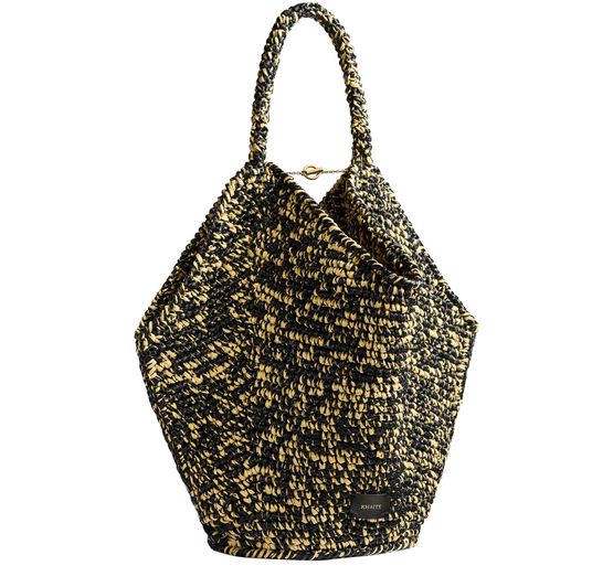 Khaite Lotus Raffia Tote Bag