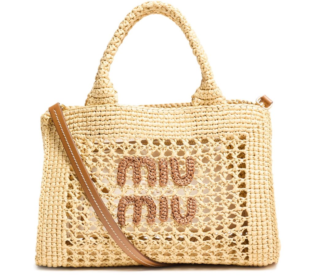 Miu Miu Raffia Handbag