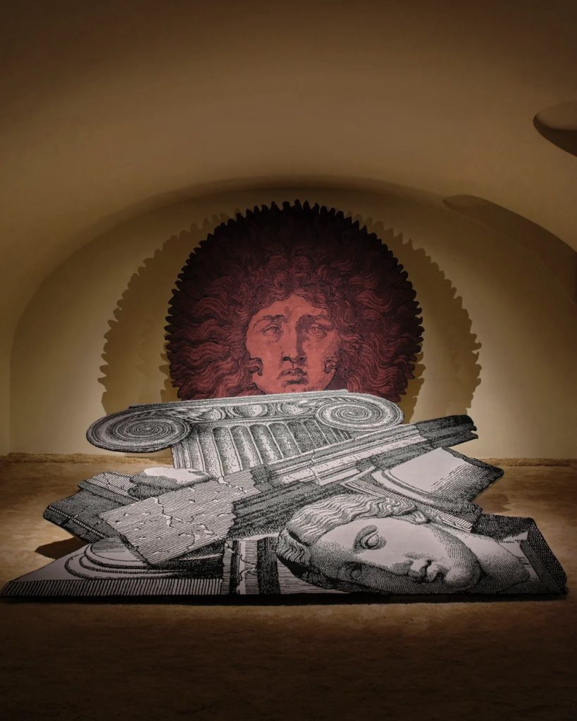 Fornasetti x cc tapis luxury rug brands - rugs as art