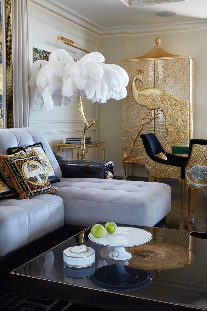 fashion is art - Gia Eradzy Luxury Residence - Fashion Art for the Home - KOKET Camilia Armoire - photo by Dmitry Livshits interior by Tatiana Mironova