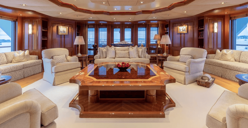 luxury yacht interior design Courtesy of IYC