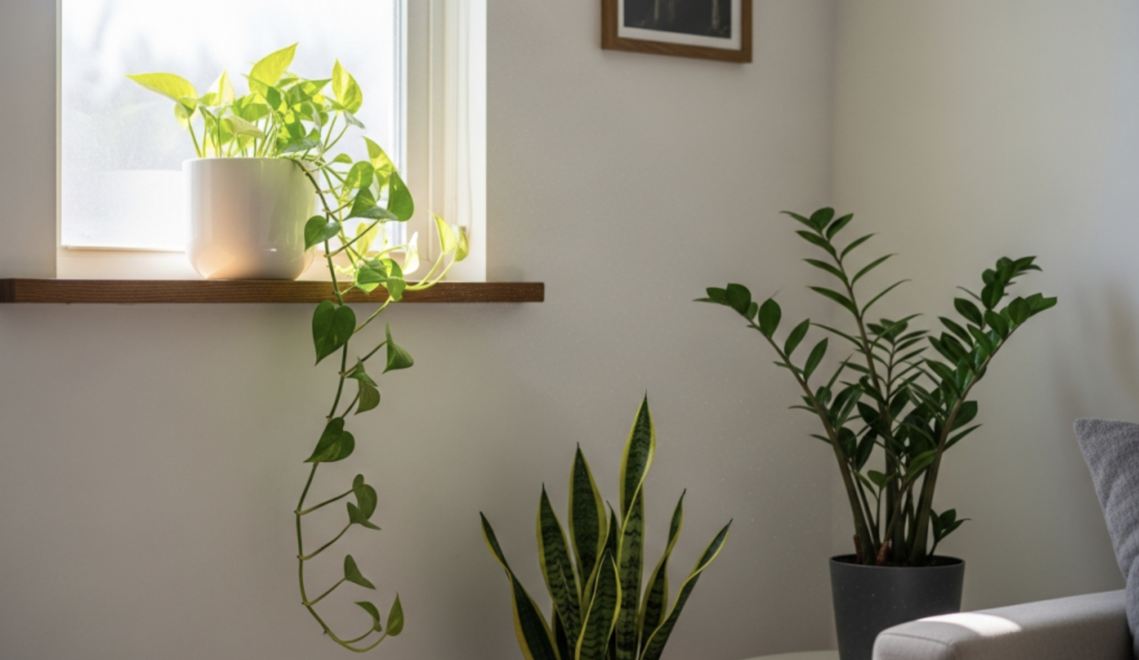 3 indoor plants