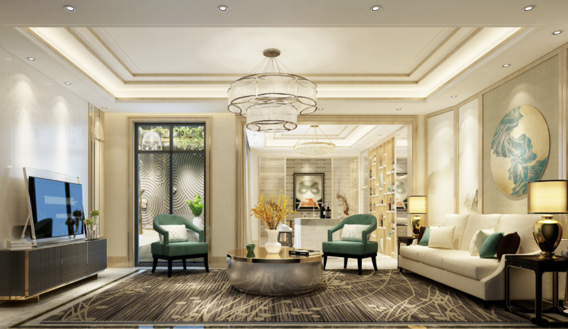 luxurious hotel interior
