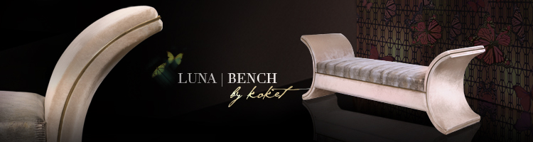 luna bench by koket