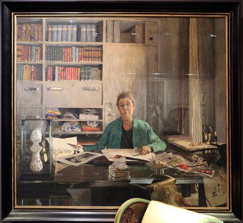 Painting of Jeanne Lanvin by Édouard Vuillard, 1935 | Photo via Wikimedia Commons