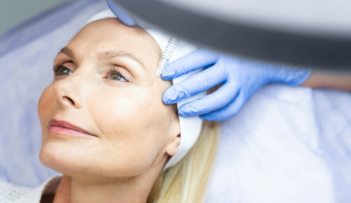 Mature woman receiving Botox