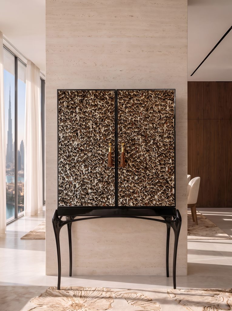 temptation cabinet folie feathers koket one of a kind in middle east