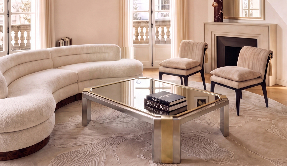 Art Deco Style - Neo Deco - The Women of Art Deco by KOKET - Cocktail Sofa, Lucienne Chairs, Minx Coffee Table