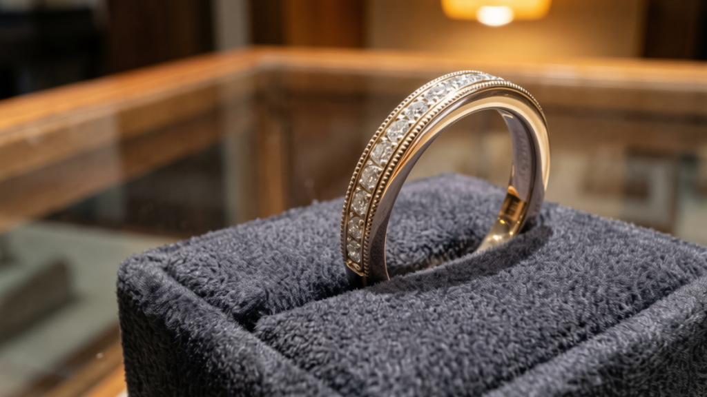 A Gabriel&Co bridal setting, showcasing the design-house detail the brand is known for