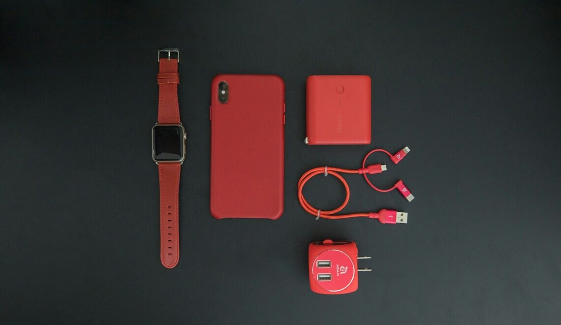 red accessories