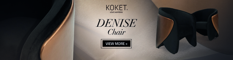 denise chair koket - layered upholstery high end chairs